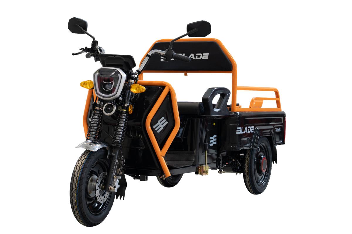 BLADE - TRICICLU CARGO 1300W - ACTIVE R6 - NEGRU + PORTOCALIU
