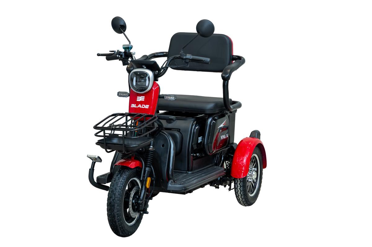 BLADE - TRICICLU PERSOANE 1200W - VIVA 14 - ROSU+NEGRU