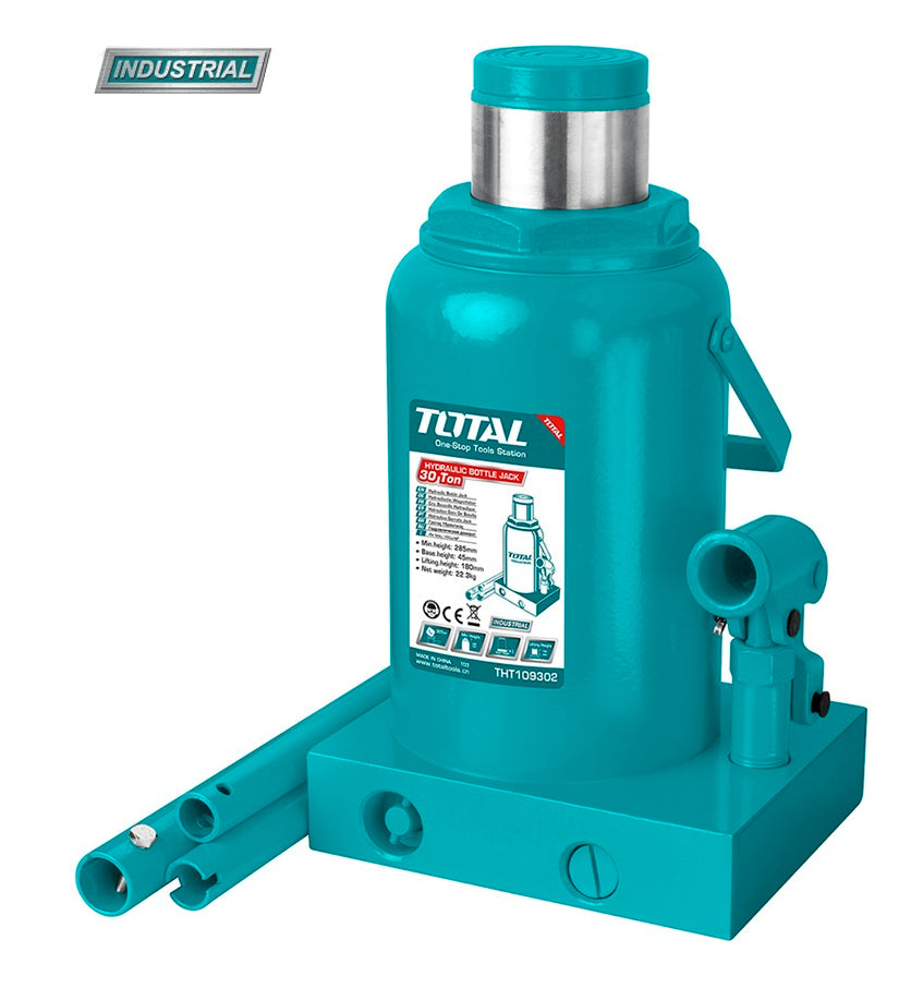 TOTAL - CRIC HIDRAULIC AUTO - BUTELIE - 30T (INDUSTRIAL)