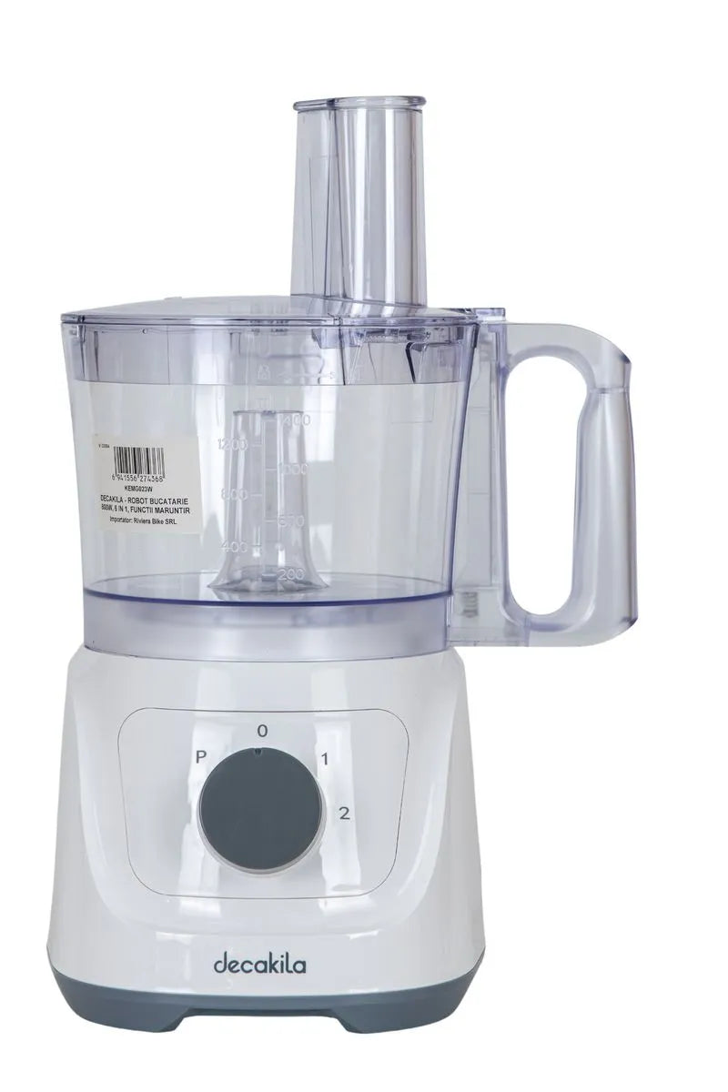 DECAKILA - ROBOT BUCATARIE 800W, 6 IN 1, FUNCTII MARUNTIRE, FELIERE, TAIERE