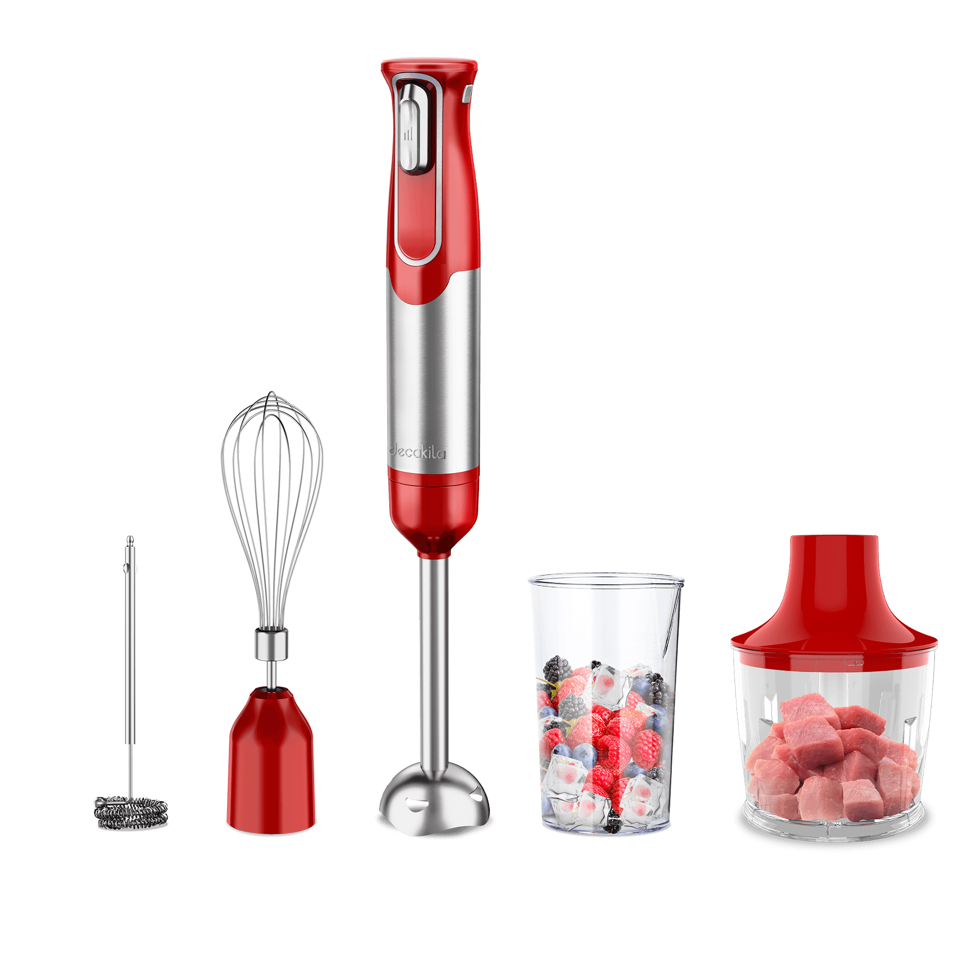 DECAKILA - SET BLENDER DE MANA FARA FIR 100W +TOCATOR 500ML