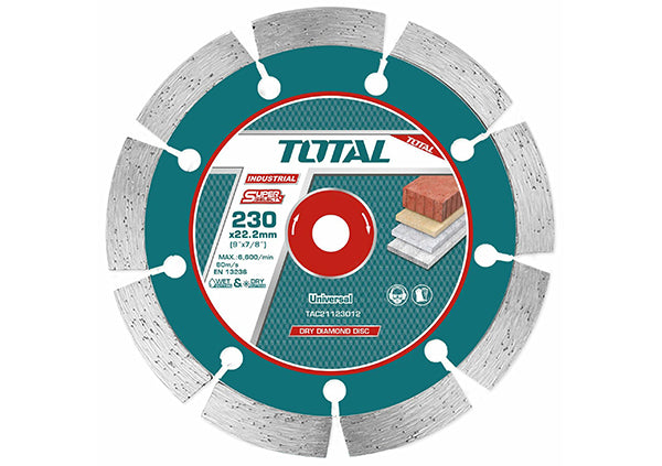 TOTAL - DISC DEBITARE BETON - 230MM (INDUSTRIAL)