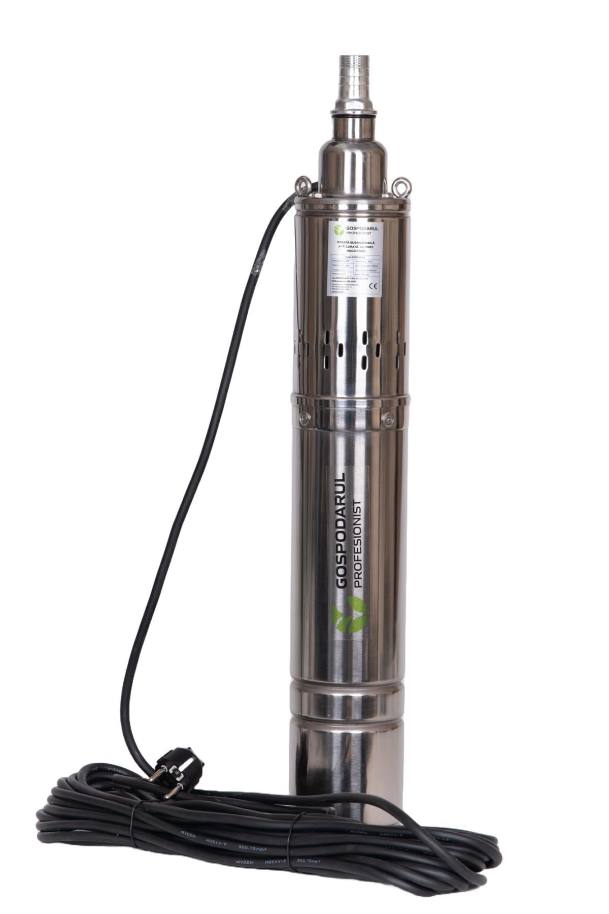 GP - POMPĂ SUBMERSIBILĂ - APĂ CURATĂ - CU SNEC - 4QGD-1500