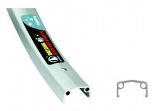 JANTA 26x1.5-1.75 - ALUMINIU SIMPLA - (410g) (ML-01) (36H) (14G)