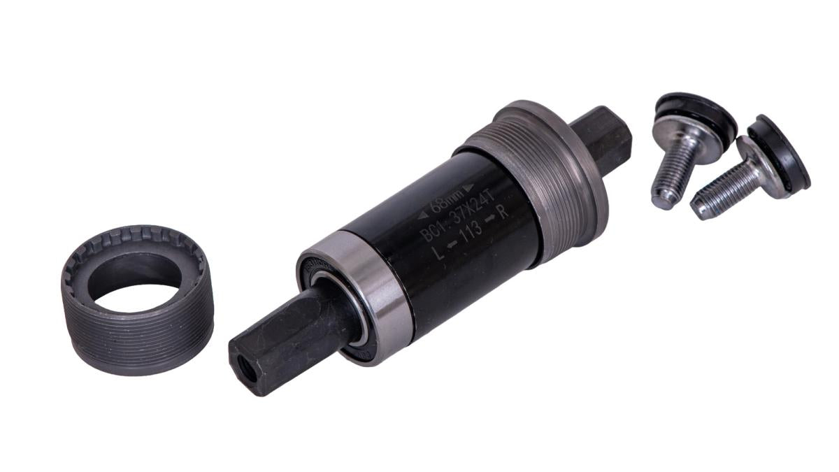 MONOBLOC PEDALIER Lungime  - Ax: 113mm Rulmenti capsulati Manta: Otel Cuvete: Otel forjat la rece Fi