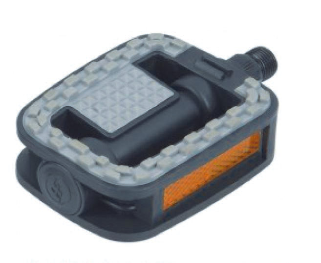 PEDALE City  -  PP (Polipropilena) + TPR (antiderapant)  -  Cos cu bile  - Ax: Otel tratat cu Bor Ma