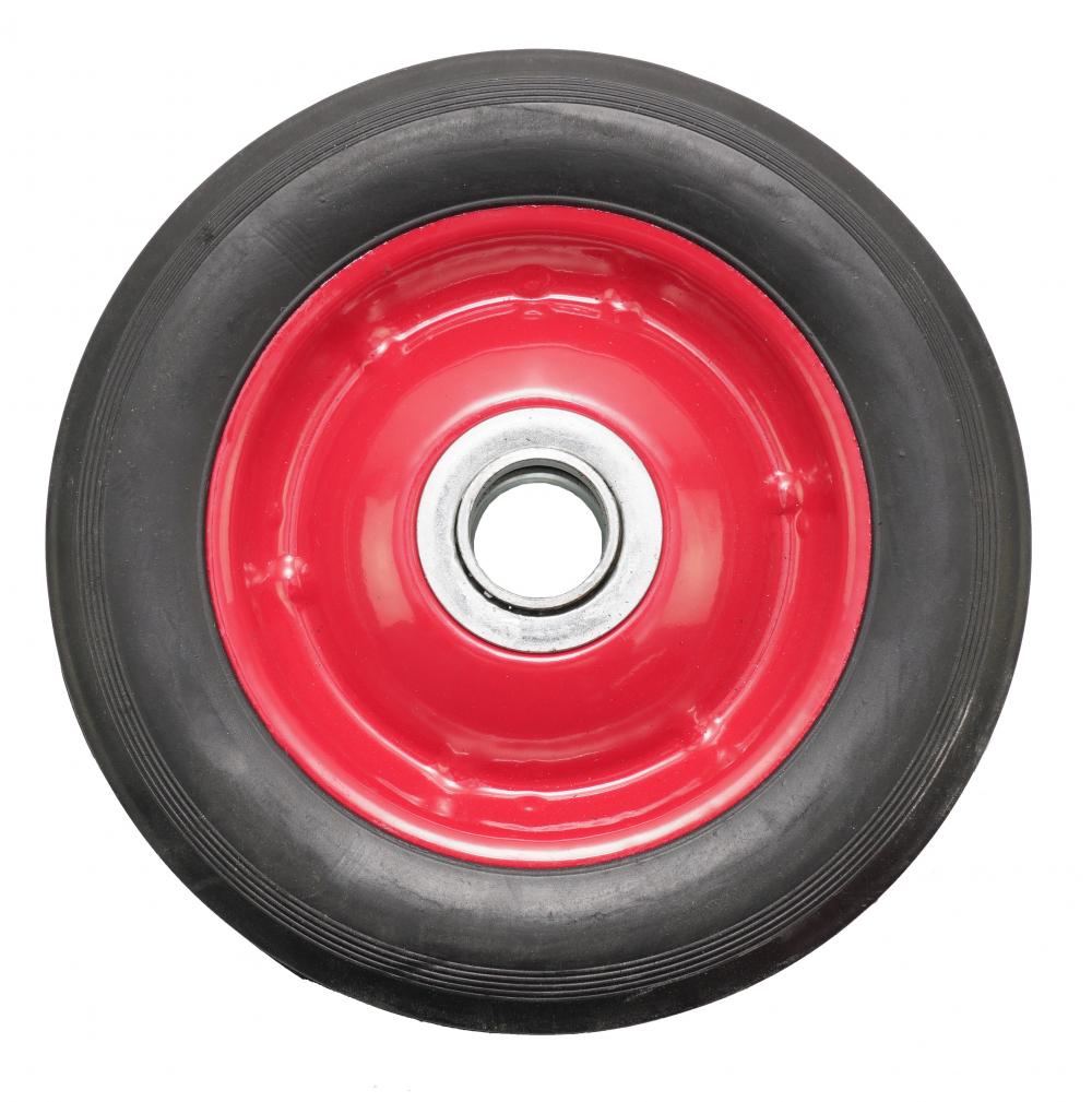 Roata carucior - cauciuc brut - rulment - 6x1.5