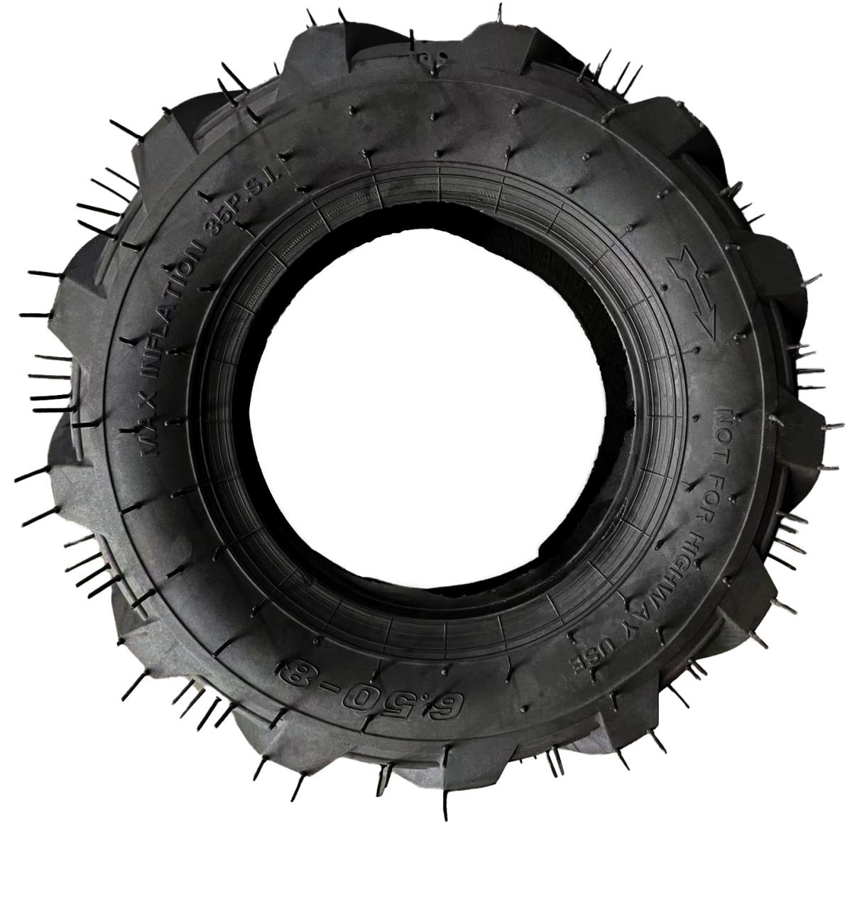 SET CAUCIUC + CAMERA MOTOCULTOR 6.50-8 6 PR