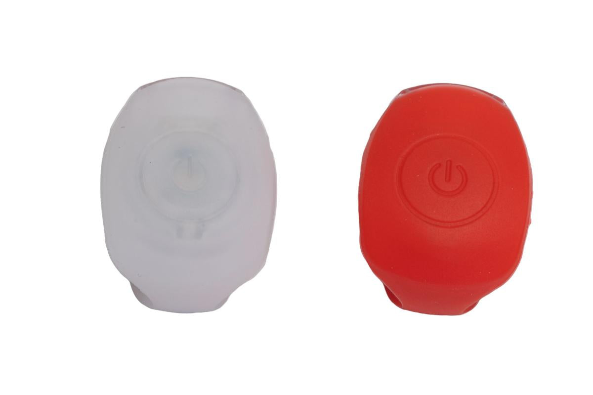 SET LUMINI SILICON - TRIP 2 LED-uri Albe SUPER BRIGHT 2 LED-uri Rosii SUPER BRIGHT 2 Functii