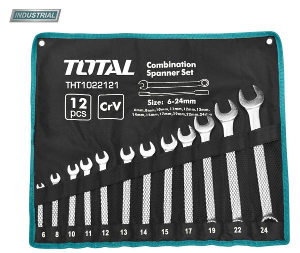 TOTAL - SET 12 CHEI COMBINATE - 6-24MM (INDUSTRIAL)