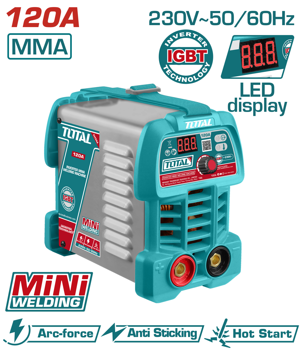 TOTAL - APARAT DE SUDURA MMA 120A -230V