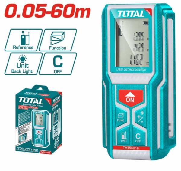 TOTAL - APARAT LASER PENTRU MASURARE DISTANTA, INTERVAL DE MASURE 0.05-60m