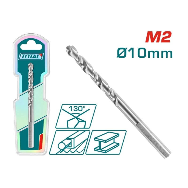 TOTAL - BURGHIU PENTRU METAL M2 HSS - 10MM