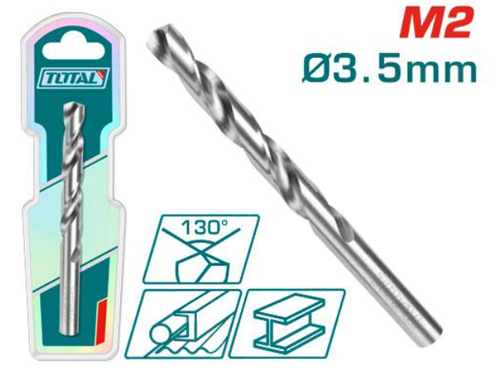 TOTAL - BURGHIU PENTRU METAL M2 HSS - 3.5MM
