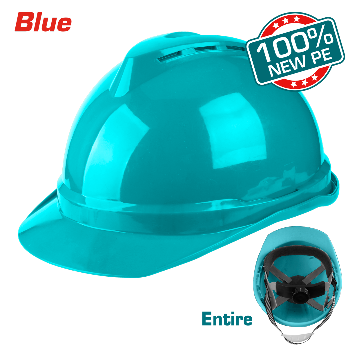 TOTAL - CASCA DE PROTECTIE - PE - ALBASTRU