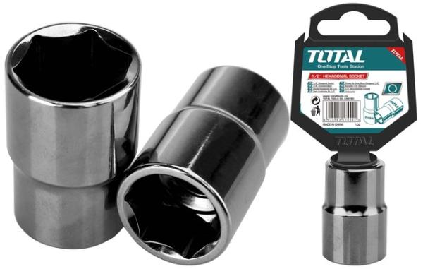 TOTAL - CHEIE TUBULARA - 1/2", 18MM (INDUSTRIAL)