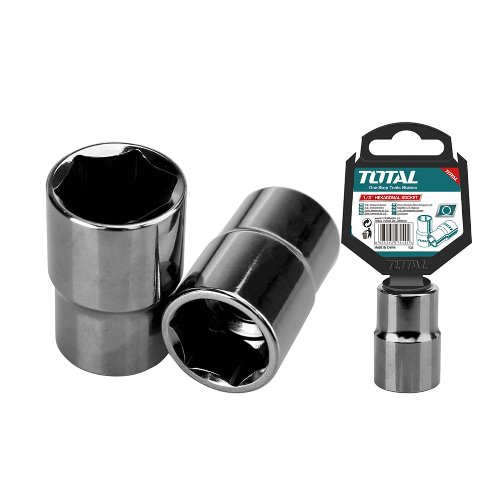 TOTAL - CHEIE TUBULARA - 1/2", 21MM (INDUSTRIAL)