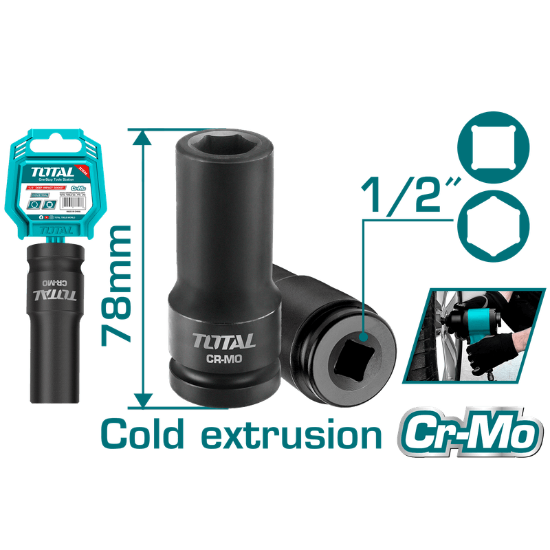 TOTAL - CHEIE TUBULARA DE IMPACT - 14X78MM