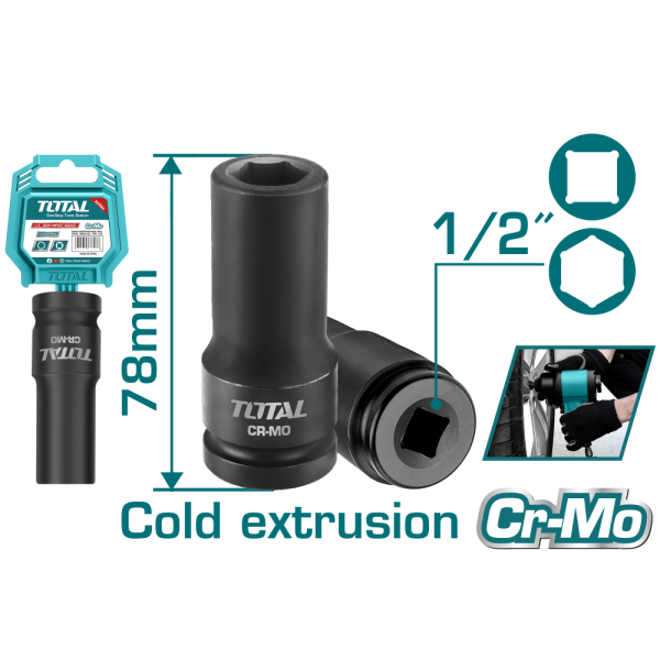 TOTAL - CHEIE TUBULARA DE IMPACT - 17X78MM
