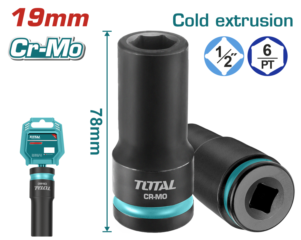 TOTAL - CHEIE TUBULARA DE IMPACT - 19X78MM