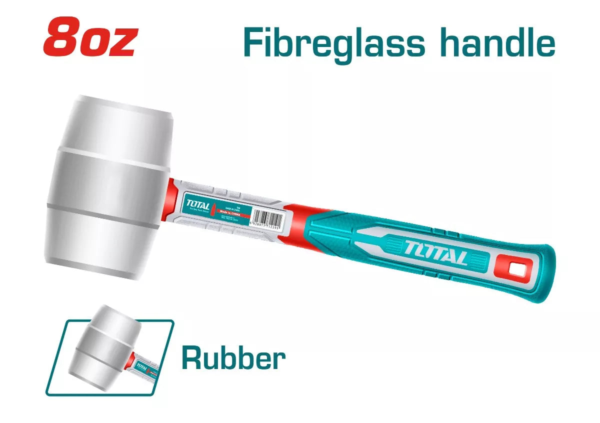 TOTAL - CIOCAN DE CAUCIUC ALB - 220G