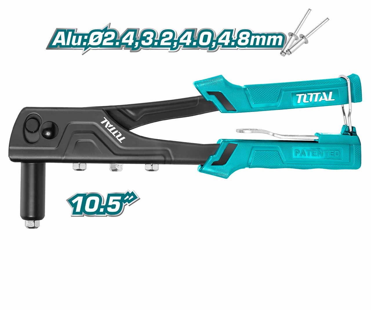 TOTAL - CLESTE NITURI - 10.5" (2.4MM, 3.2MM, 4MM,4.8MM)