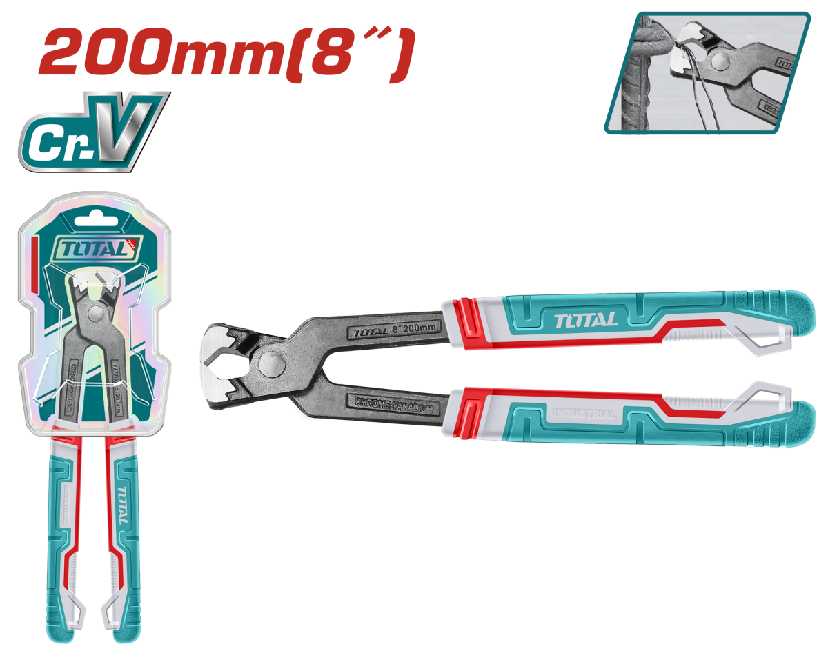 TOTAL - CLESTE PENTRU SARMA - 8"/ 200MM - CR-V (INDUSTRIAL)