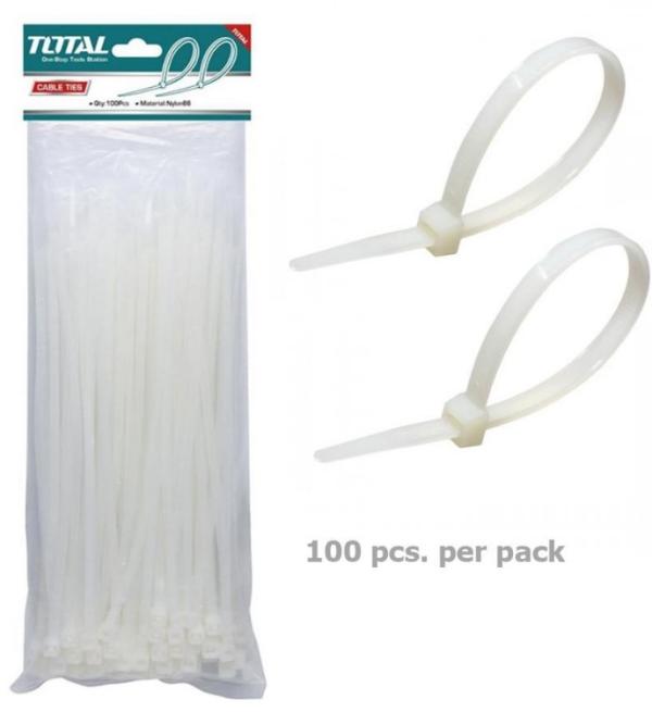 TOTAL - COLIERE DE PLASTIC - 100BUC - 9X1020MM NYLON 66