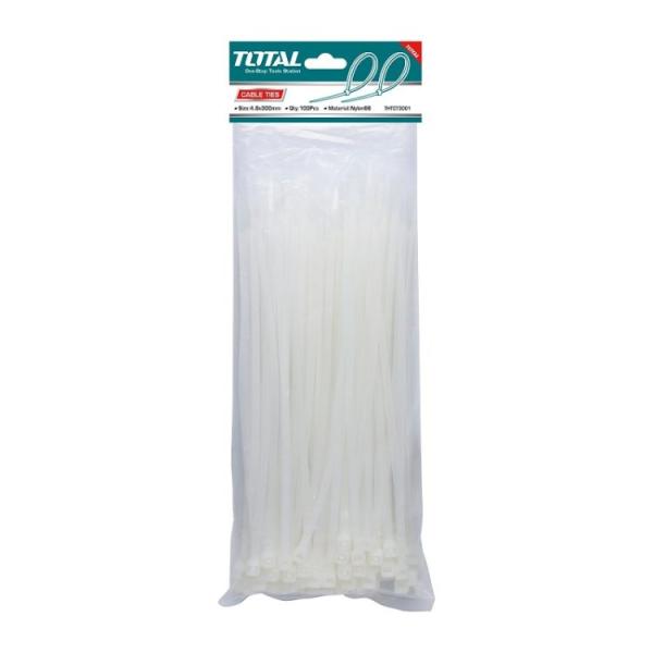 TOTAL - COLIERE DE PLASTIC - 100BUC - 9X500MM NYLON 66