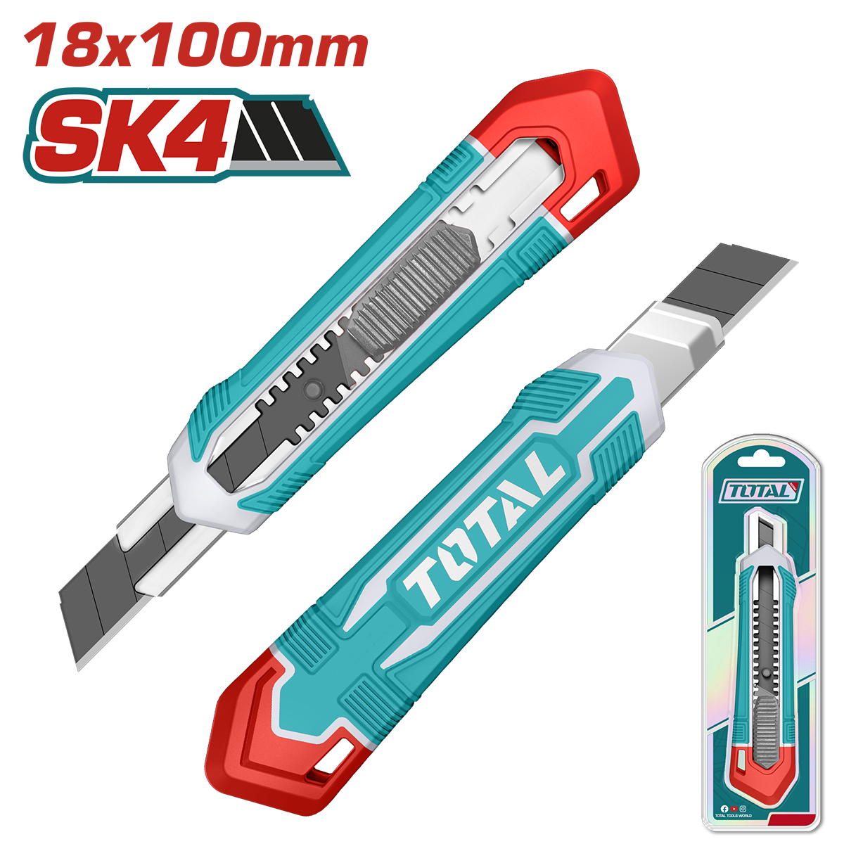 TOTAL - CUTTER - 18X100MM - 179MM