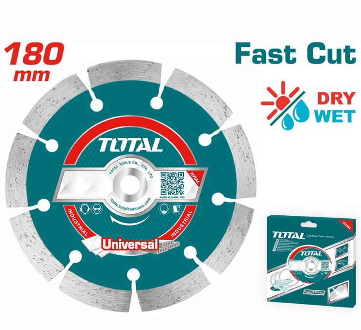 TOTAL - DISC DEBITARE BETON - 180MM (INDUSTRIAL)