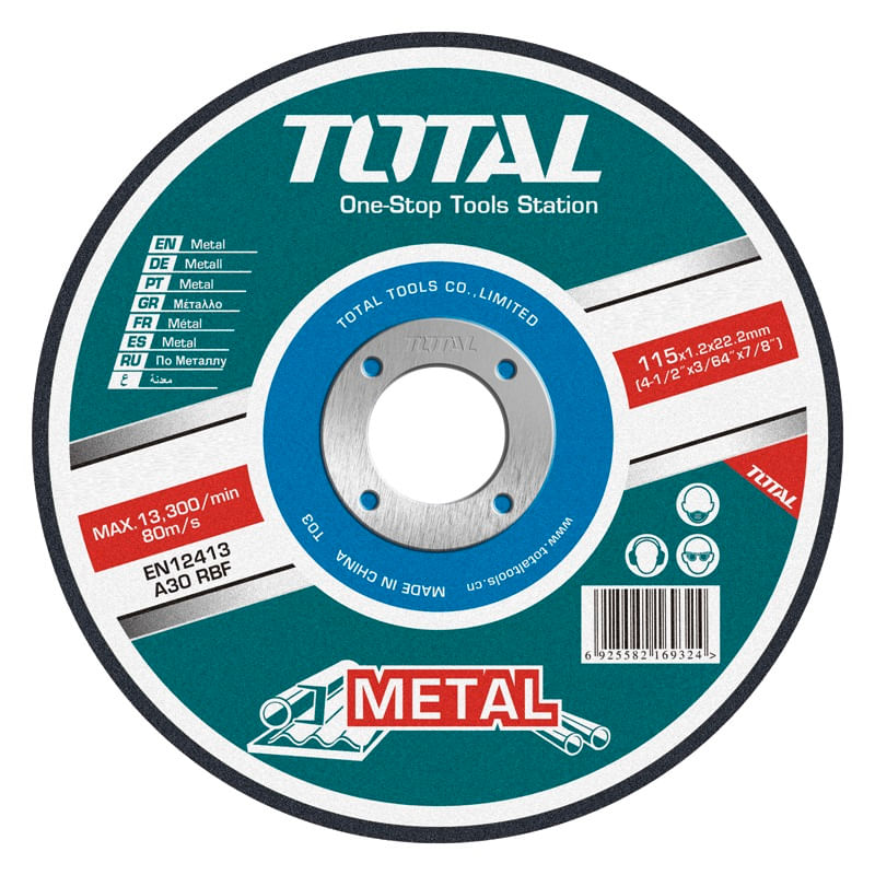 TOTAL - DISC DEBITARE METALE - 180MM