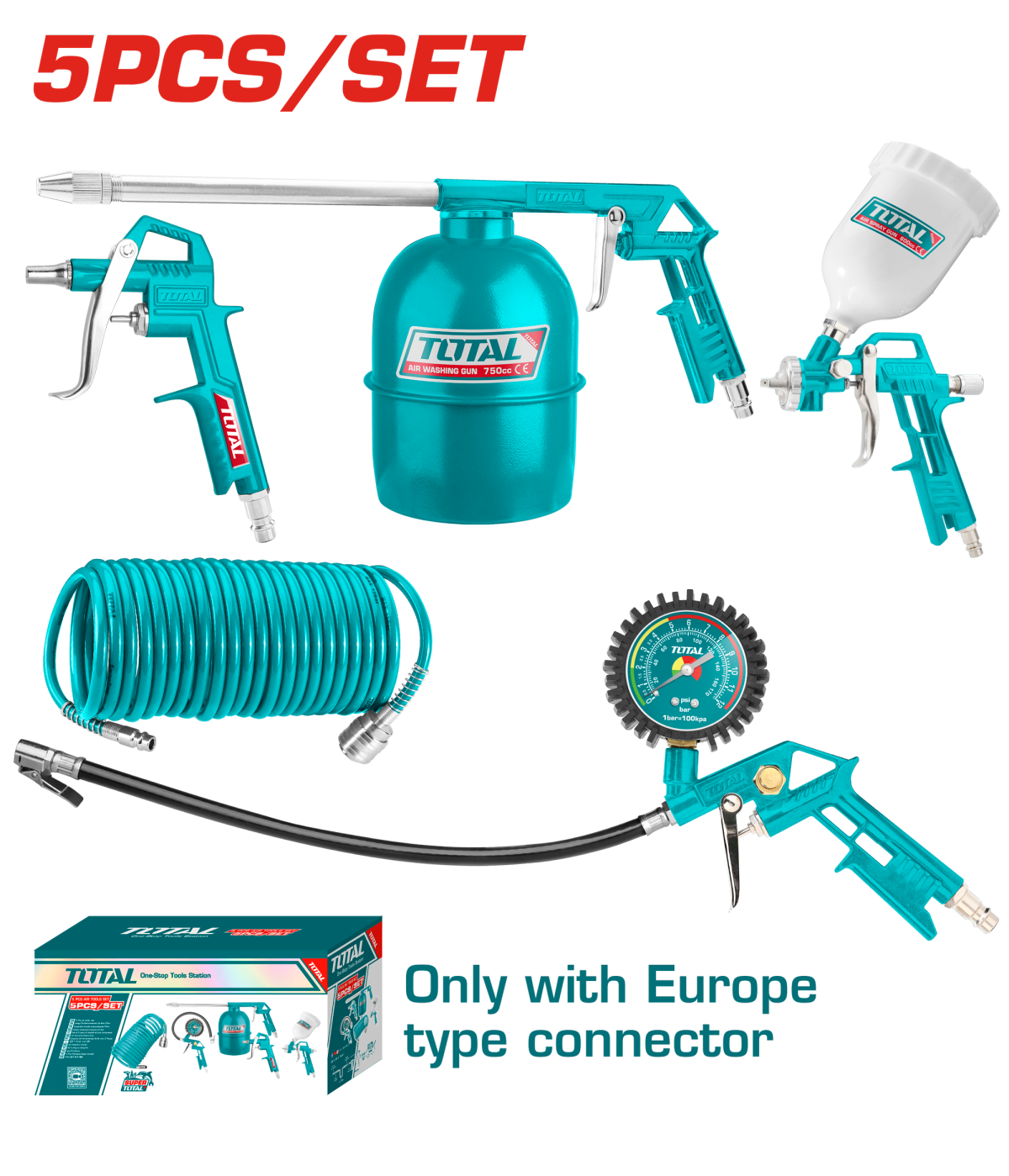 TOTAL - KIT PENTRU VOPSIT 5 PIESE