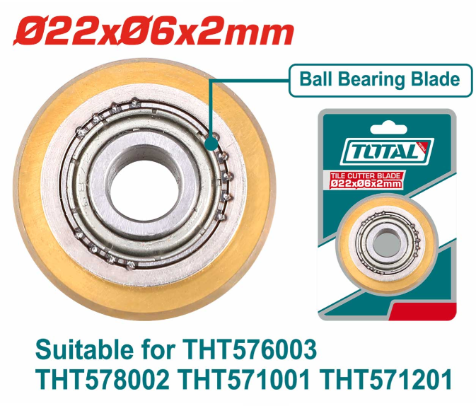 TOTAL - LAMA TAIERE - CARBID TUNGSTEN - CU RULMENT - COMPATIBIL CU THT576003  THT578002 THT571001  T