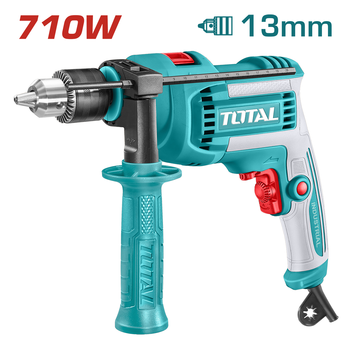 TOTAL - MASINA DE GAURIT CU PERCUTIE - 710W