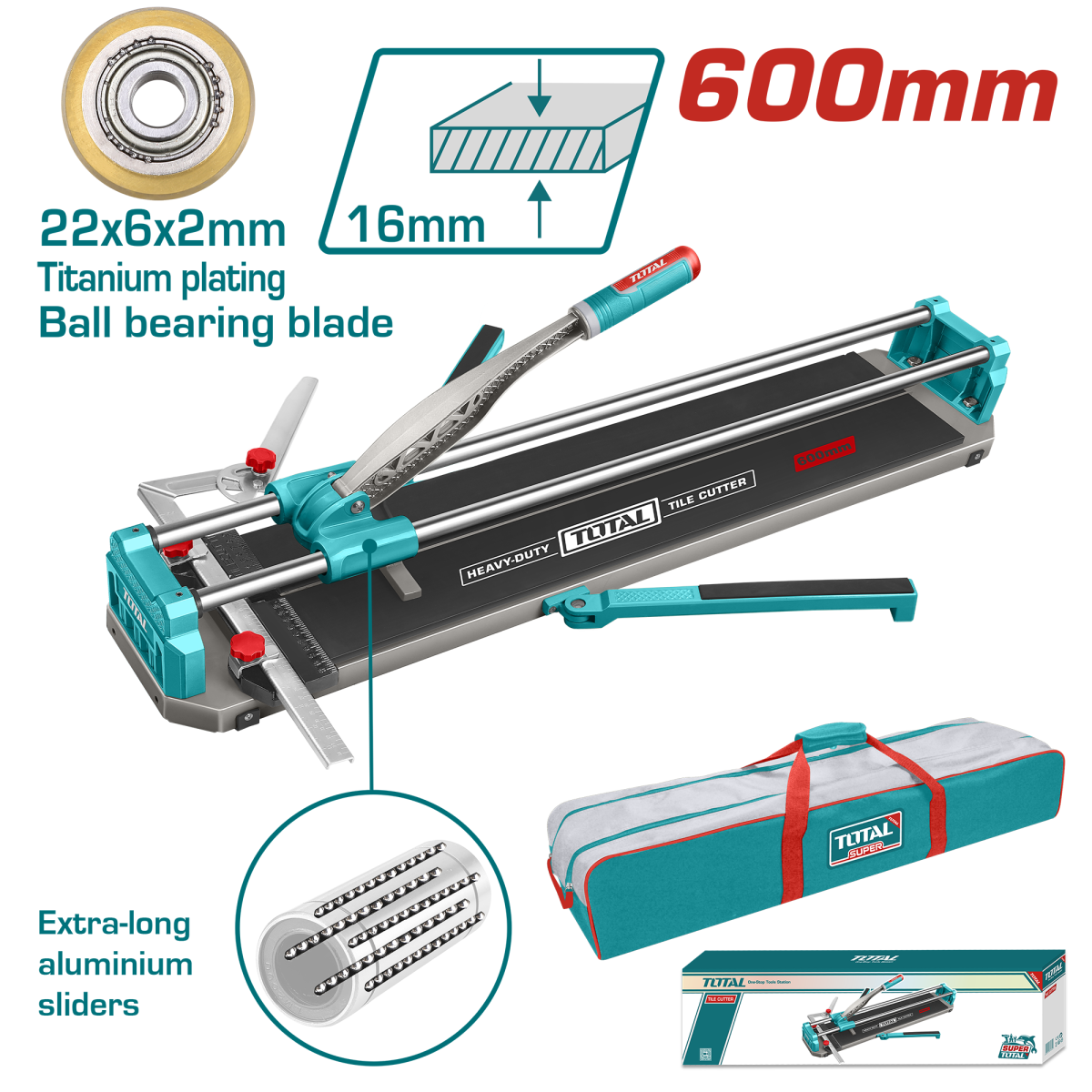 TOTAL - MASINA PENTRU TAIAT GRESIE SI FAIANTA 600MM, 16MM