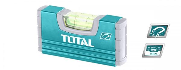 TOTAL - NIVELA MAGNETICA CU BULA - 10CM - PRECIZIE 0.5MM (INDUSTRIAL)
