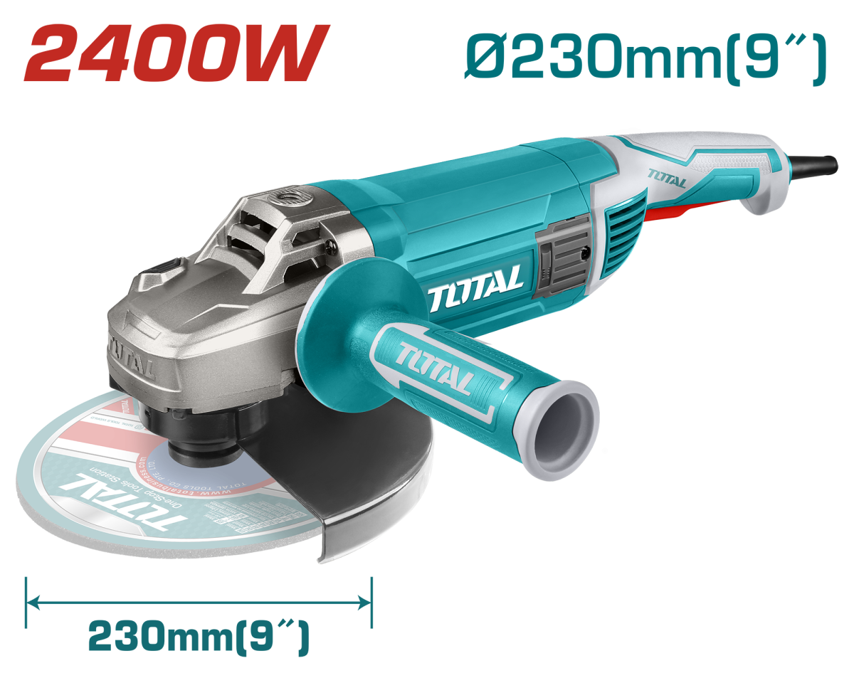 TOTAL - POLIZOR UNGHIULAR - 230MM - 2400W (INDUSTRIAL)