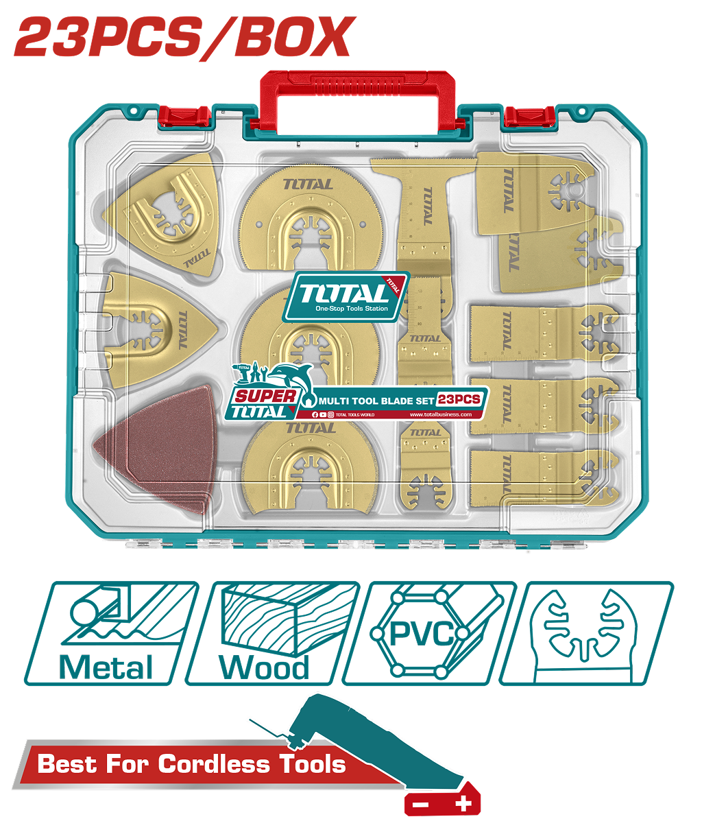 TOTAL - SET 23 PIESE ACCESORII MULTIFUNCTIONAL