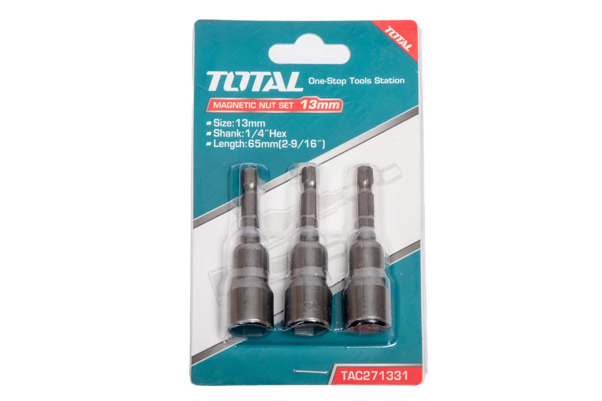 TOTAL - SET 3 CHEI 13MM -1/4" HEX - 65MM