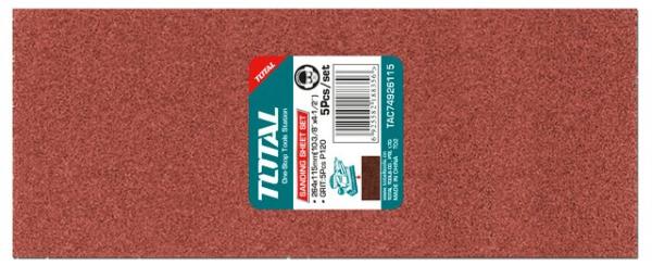 TOTAL - SET 5 BUC HARTIE ABRAZIVA PENTRU SLEFUITOR 264x115mm