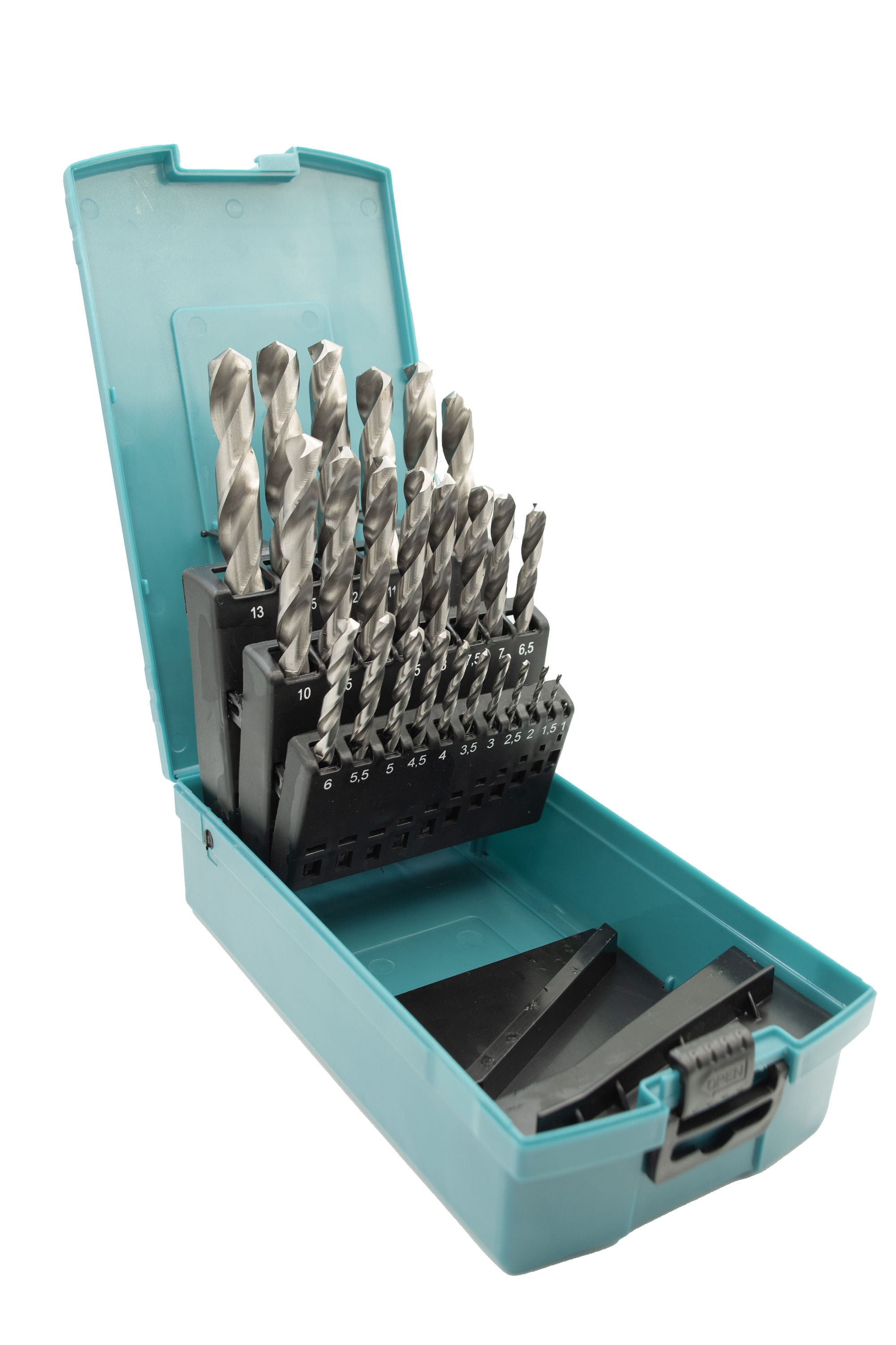 TOTAL - SET BURGHIE PENTRU METAL HSS: 25 BUC (INDUSTRIAL)
