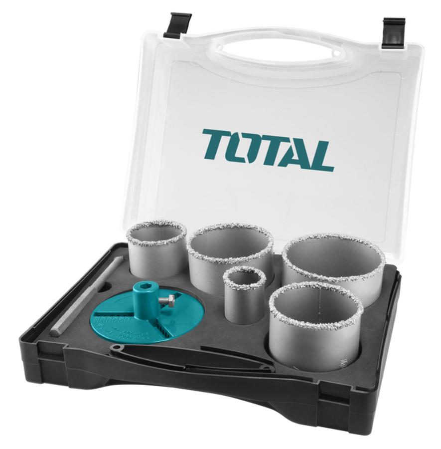 TOTAL - SET CAROTE ZIDARIE 33MM, 53MM, 67MM, 73MM, 83MM
