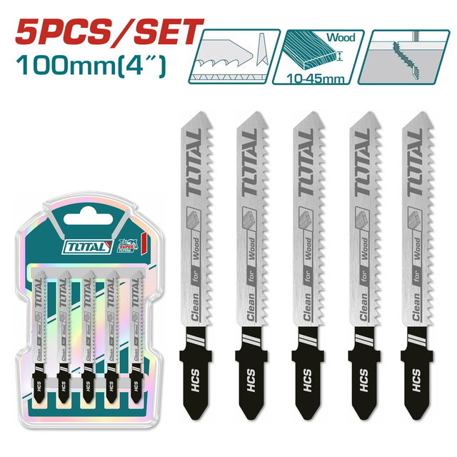 TOTAL - SET LAME FIERASTRAU PENDULAR - LEMN 74MM - 5 BUC