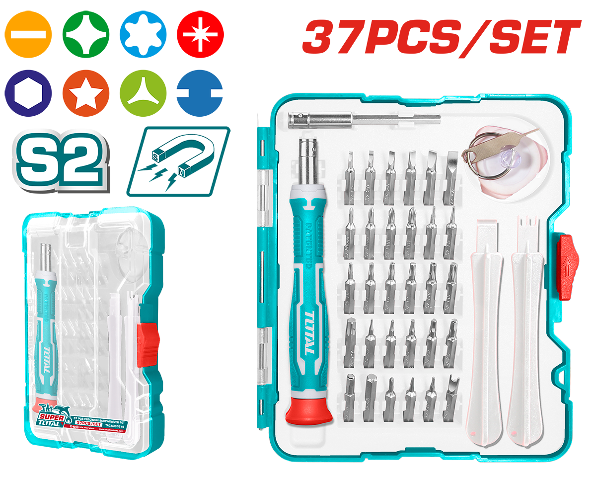 TOTAL - SET SURUBELNITE DE PRECIZIE - 37 BUC