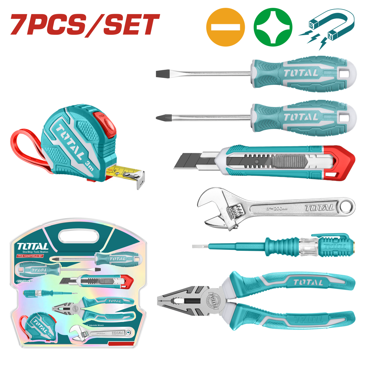 TOTAL - SET UNELTE DE MANA 7 PIESE