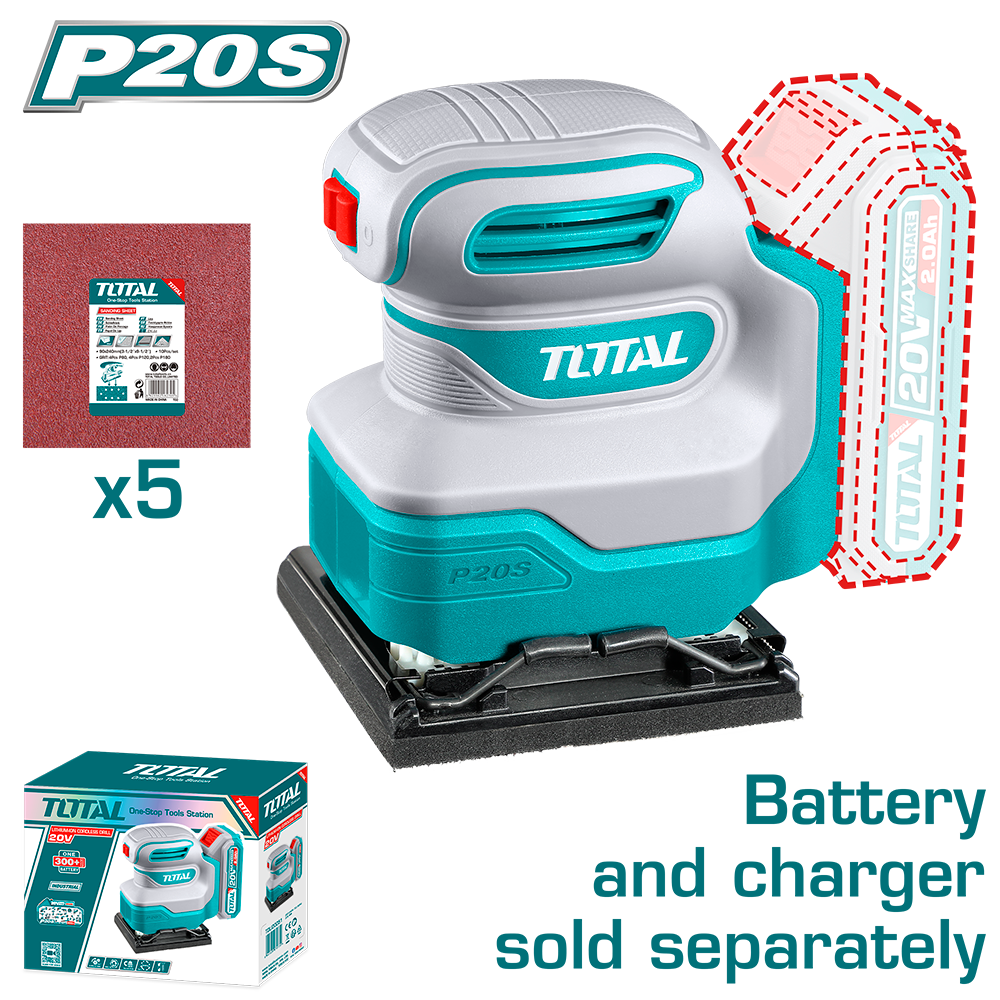 TOTAL -  SLEFUITOR 20V (NU INCLUDE ACUMULATOR SI INCARCATOR)