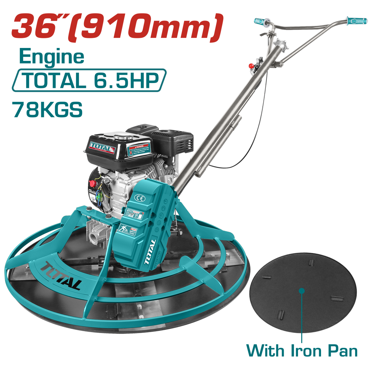 TOTAL - SLEFUITOR BETON 6.5CP 35X16CM