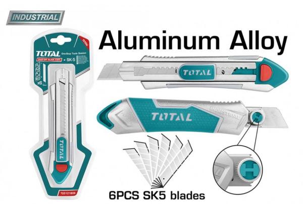 TOTAL - CUTTER - 18MMX100MM - 185MM (INDUSTRIAL)