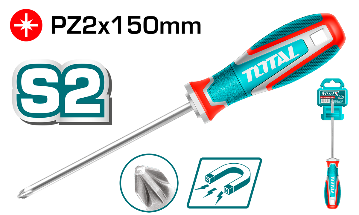 TOTAL - SURUBELNITA STEA PZ2 - 6.0MM - 150MM - S2 (INDUSTRIAL)